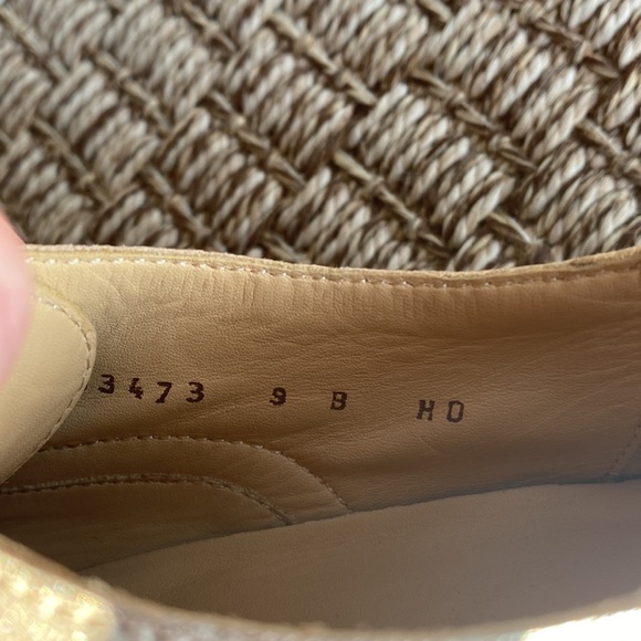 Cole Haan Women's Brushed Leather Silver Oxford Shoes Size 9 - Picture 7 of 7